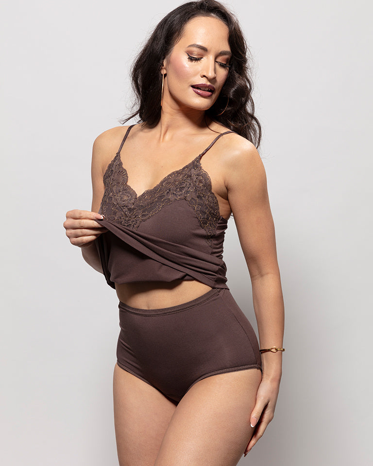 Bamboo Top Ella - Pure Mocha Gold