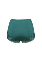 Bamboe midi slip Aurora in Ocean Green Gold met 3-laags bescherming