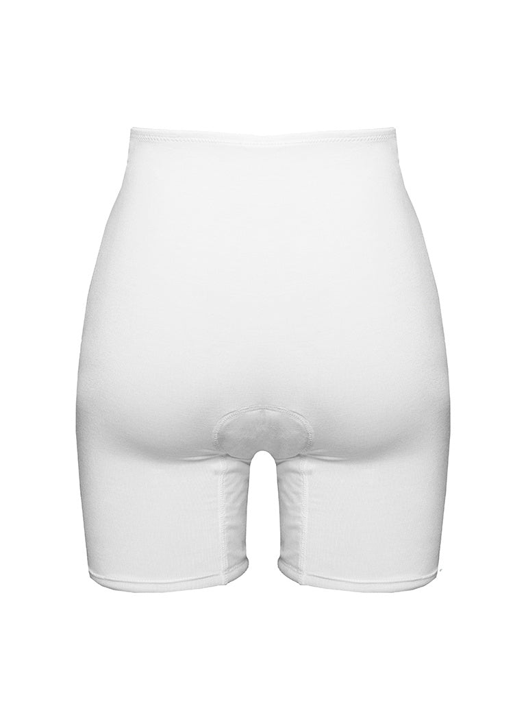 Bamboo Bike Shorts Long Sienna - Coconut Milk