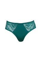 Bamboe basic slip Giulia in Ocean Green Gold met 3-laags bescherming, voorkant