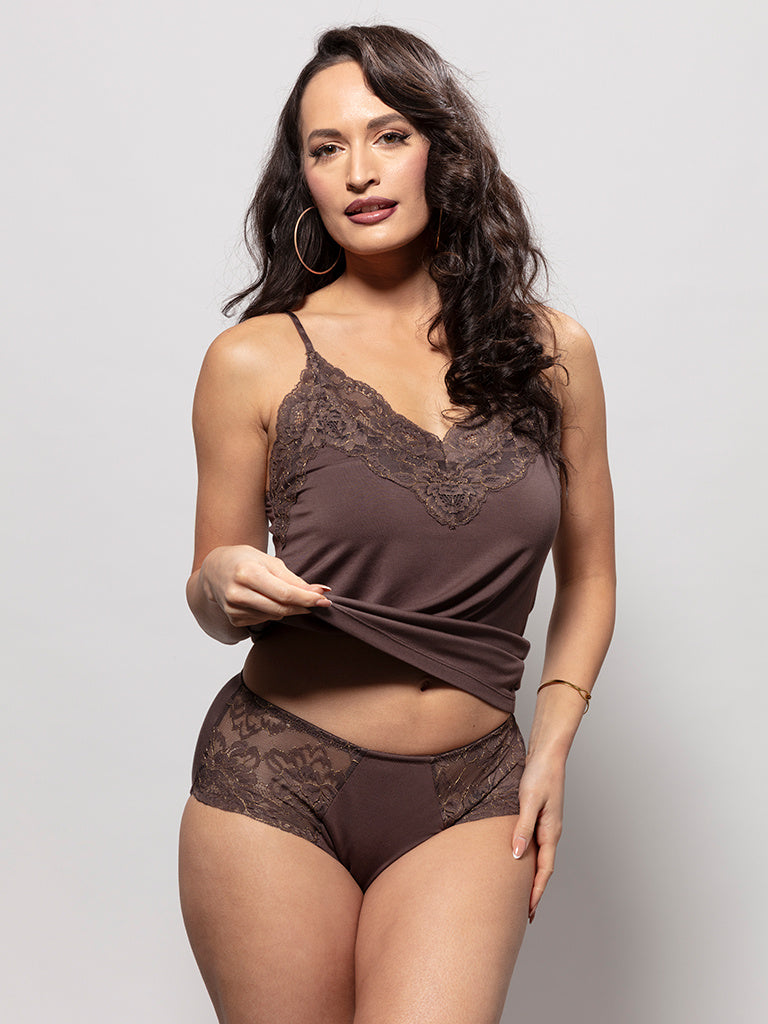 Bamboo Top Ella - Pure Mocha Gold