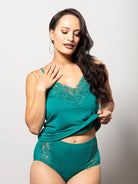 Bamboo Top Ella - Ocean Green Gold