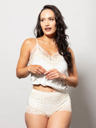 Bamboo Top Ella - Coconut Milk Gold