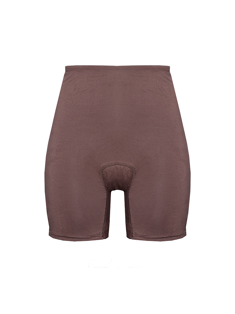 Bamboo Bike Shorts Long Sienna - Pure Mocha