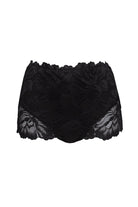 Bamboe midi slip Aurora in Mystic Black met 3-laags bescherming, voorkant